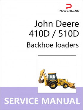 Посібник з ремонту навантажувача John Deere 410D / 510D у форматі PDF (англійською мовою)