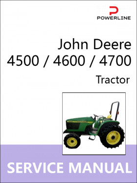 Книга по ремонту трактора John Deere 4500 / 4600 / 4700 в формате PDF (на английском языке)