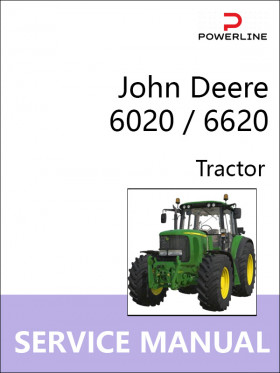 Книга по ремонту трактора John Deere 6020 / 6620 в формате PDF (на английском языке)