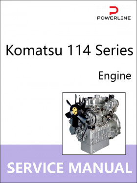 Книга по ремонту двигателей Komatsu 114 Series в формате PDF (на английском языке)