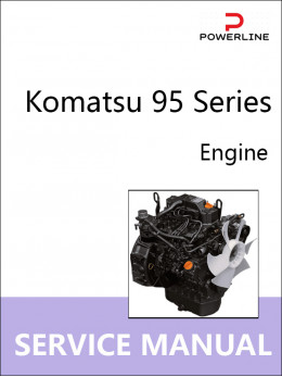 Двигатели Komatsu 95 Series, руководство по ремонту в электронном виде (на английском языке)