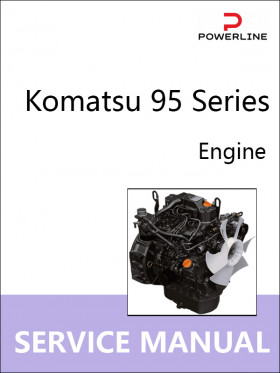 Книга по ремонту двигателей Komatsu 95 Series в формате PDF (на английском языке)