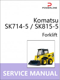 Komatsu SK714-5 forklift, operation and maintenance e-manual Komatsu SK714-5 forklift, operation and maintenance e-manual