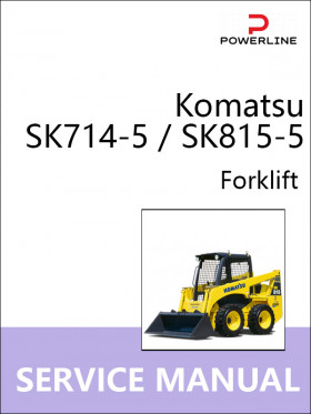 Komatsu SK714-5 forklift, operation and maintenance e-manual