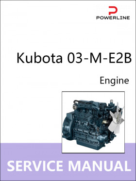 Книга по ремонту двигателя Kubota 03-M-E2B в формате PDF (на английском языке)