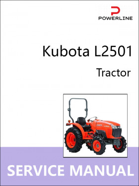 Книга по ремонту трактора Kubota L2501 в формате PDF (на английском языке)