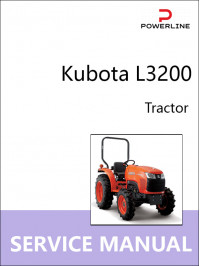 Kubota L3200, руководство по ремонту и эксплуатации трактора в электронном виде (на английском языке)