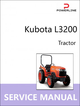 Книга по ремонту трактора Kubota L3200 в формате PDF (на английском языке)