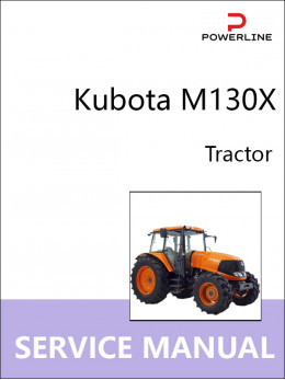 Kubota M130X, руководство по ремонту и эксплуатации трактора в электронном виде (на английском языке)