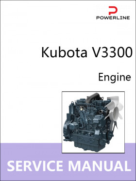 Книга по ремонту двигателя Kubota V3300 в формате PDF (на английском языке)