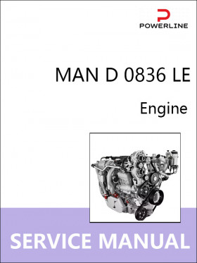 Книга по ремонту двигателя MAN D 0836 LE в формате PDF (на английском языке)