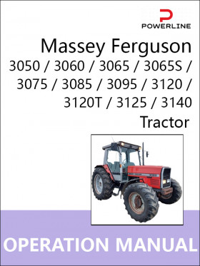 Книга по эксплуатации и техническому обслуживанию трактора Massey Ferguson 3050 / 3060 / 3065 / 3065S / 3075 / 3085 / 3095 / 3120 / 3120T / 3125 / 3140 в формате PDF (на английском языке)