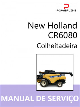 Книга по ремонту комбайна New Holland CR6080 в формате PDF (на португальском языке)