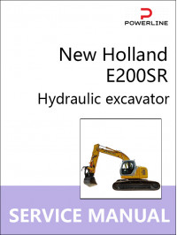New Holland E200SR, руководство по ремонту и эксплуатации экскаватора в электронном виде (на английском языке)