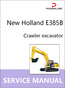New Holland E385B, руководство по ремонту и эксплуатации экскаватора в электронном виде (на английском языке)