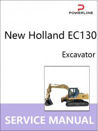 New Holland EC130, руководство по ремонту и эксплуатации экскаватора в электронном виде (на английском языке)