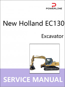 New Holland EC130, руководство по ремонту и эксплуатации экскаватора в электронном виде (на английском языке)