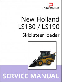 New Holland LS180 / LS190, руководство по ремонту погрузчика в электронном виде (на английском языке)