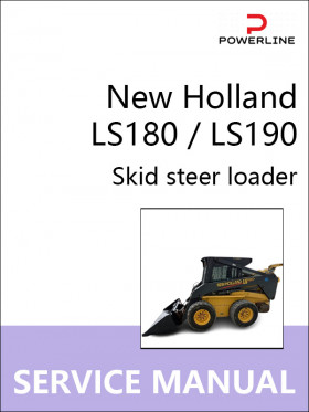 Книга по ремонту погрузчика New Holland LS180 / LS190 в формате PDF (на английском языке)