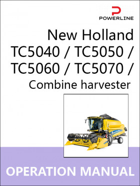 Книга по эксплуатации и техническому обслуживанию комбайна New Holland TC5040 / TC5050 / TC5060 / TC5070 / TC5080 в формате PDF (на английском языке)