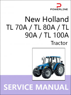 Книга по ремонту трактора New Holland TL 70A / TL 80A / TL 90A / TL 100A в формате PDF (на английском языке)