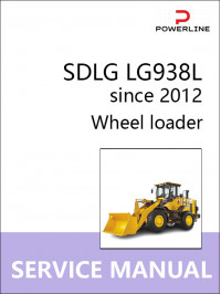 SDLG LG938L c 2012 года, руководство по ремонту погрузчика в электронном виде (на английском языке)