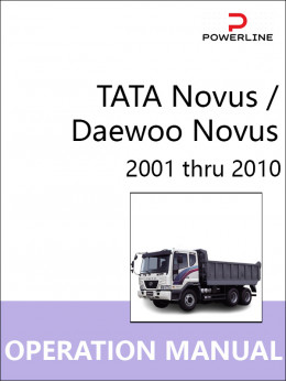 TATA Novus / Daewoo Novus 2001 thru 2010, operation and maintenance e-manual