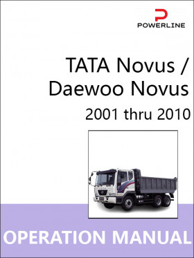 TATA Novus / Daewoo Novus 2001 thru 2010, operation and maintenance e-manual