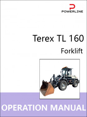 Terex TL 160 forklift, operation and maintenance e-manual