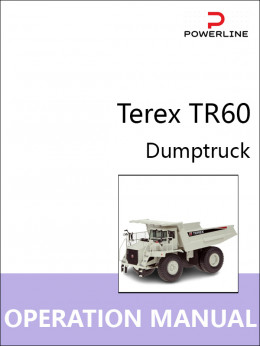 Terex TR60 dump truck, operation and maintenance e-manual