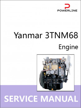 Двигатели Yanmar 3TNM68, руководство по ремонту в электронном виде (на английском языке)