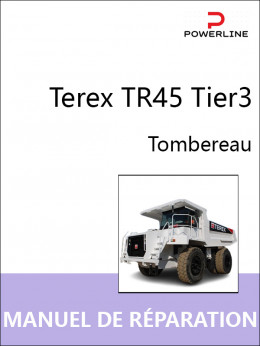 Самосвал Terex TR45 Tier3, руководство по ремонту и эксплуатации в электронном виде (на французском языке)