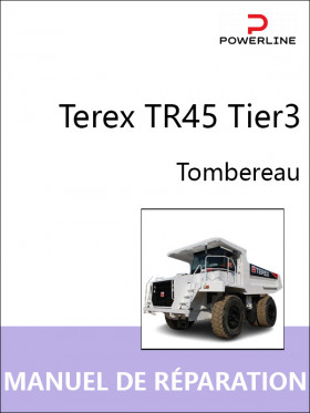 Книга по ремонту самосвала Terex TR45 Tier3 в формате PDF (на французском языке)