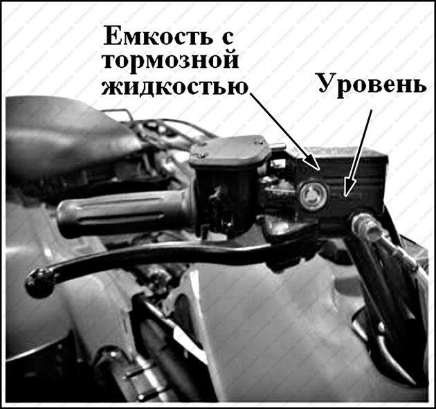 техобслуживание тормозов Baltmotors ATV500 с 2007 года, техобслуживание тормозов Балтмоторс АТВ500 с 2007 года