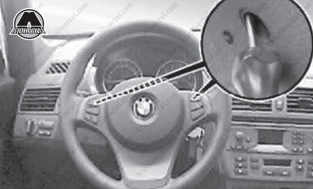 модуль подушки безопасности водителя BMW X3, модуль подушки безопасности водителя БМВ Х3