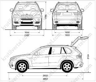 техническая информация автомобиля BMW Х5 с 2006 года, техническая информация автомобиля БМВ ИКС5 с 2006 года