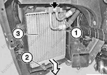маслопровод радиатора охлаждения масла BMW Х5 с 2006 года, маслопровод радиатора охлаждения масла БМВ ИКС5 с 2006 года