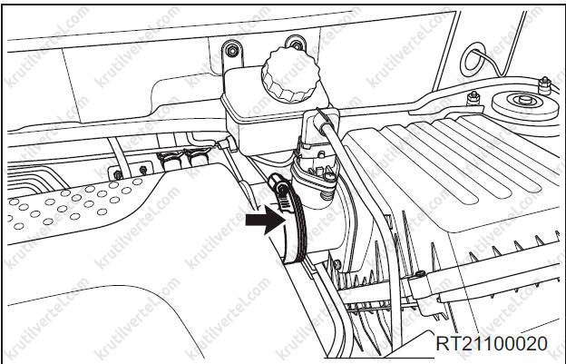 снятие и установка декоративной крышки двигателя Chery Tiggo 5 с 2013 года, снятие и установка декоративной крышки двигателя Чери Тигго 5 с 2013 года