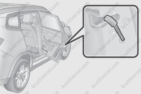 механічний замок дверей Chery Tiggo 8 з 2018 року, механічний замок дверей Чері Тігго 8 з 2018 року