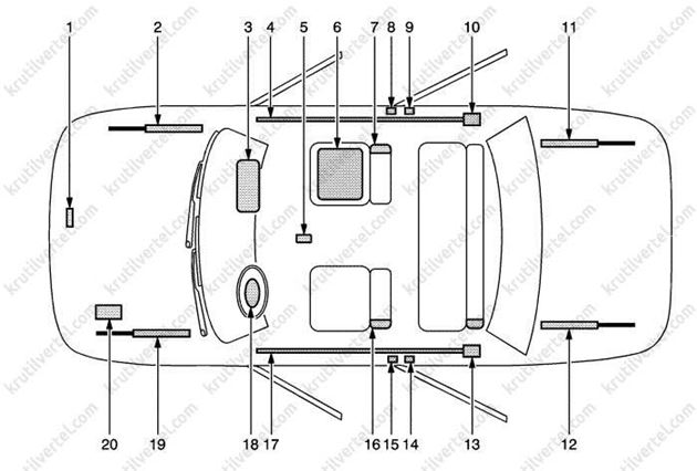 Схема chevrolet spark