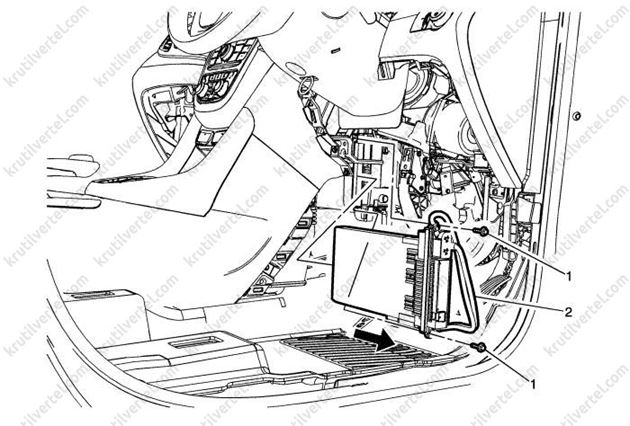 система отопления Chevrolet Tracker, Chevrolet Trax, система отопления Шевроле Тракер, Шевроле Тракс
