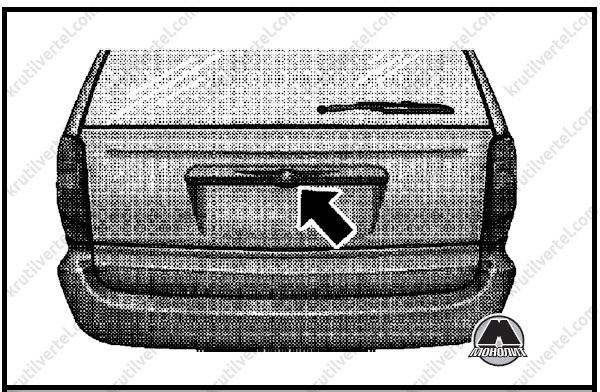 подъемная дверца багажного отделения Dodge Caravan с 2004 года, подъемная дверца багажного отделения Dodge Grand Caravan с 2004 года, подъемная дверца багажного отделения Додж Караван с 2004 года, подъемная дверца багажного отделения Додж Гранд Караван с 2004 года