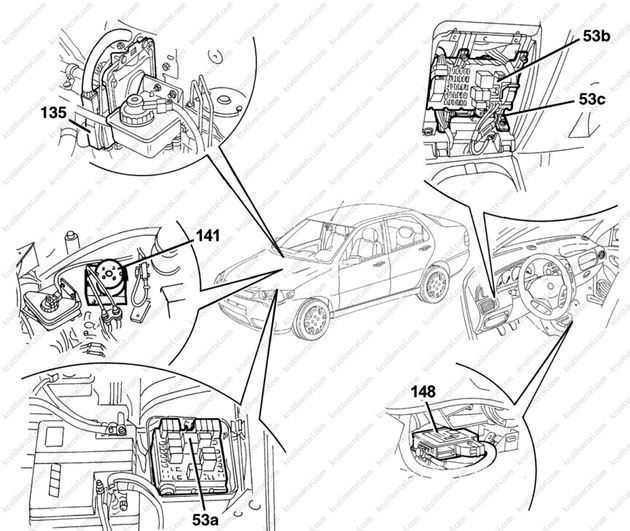 техническое описание электрооборудования Fiat Albea с 2006 года, техническое описание электрооборудования Фиат Альбеа с 2006 года