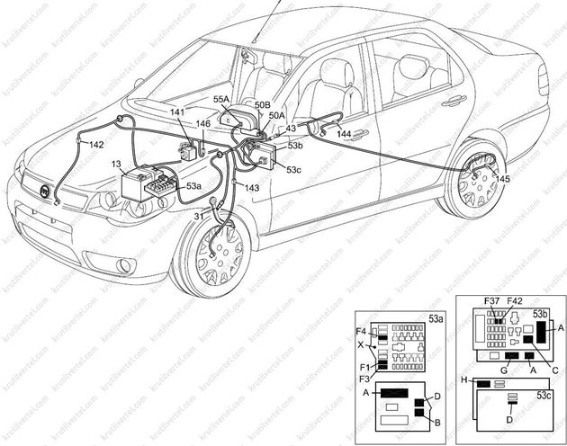 Схема фиат альбеа