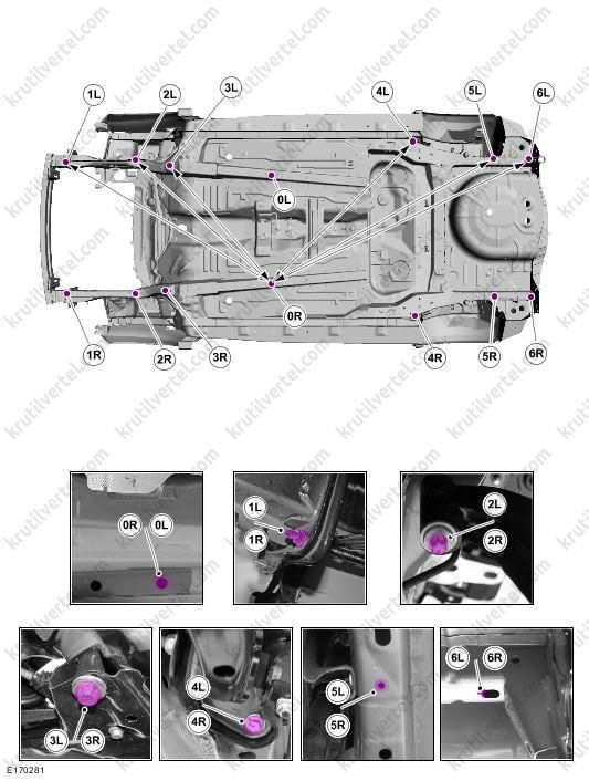 кузовные размеры Ford B-Max, кузовные размеры Форд Б-Макс