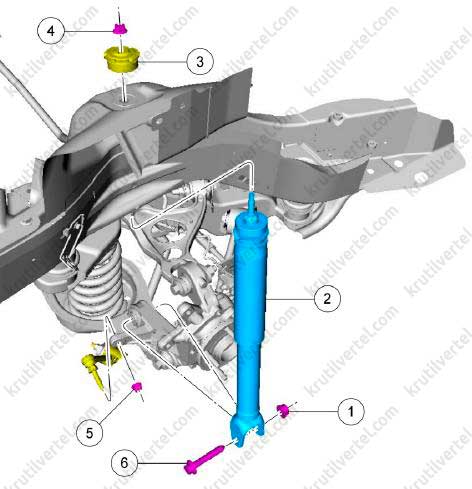 Передняя подвеска форд эксплорер 5 схема
