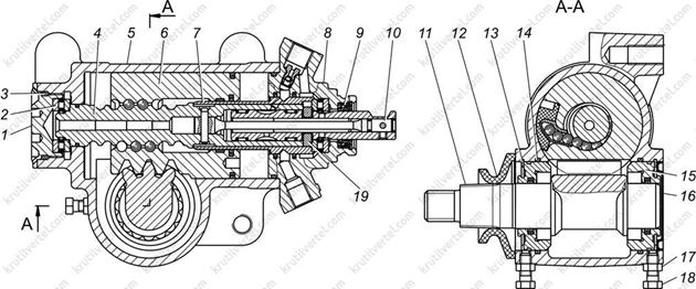 рулевое управление ГАЗ 2705 с 1994 года, рулевое управление 3302 Газель с 1994 года, рулевое управление GAZ 2705 с 1994 года, рулевое управление 3302 Gazel с 1994 года