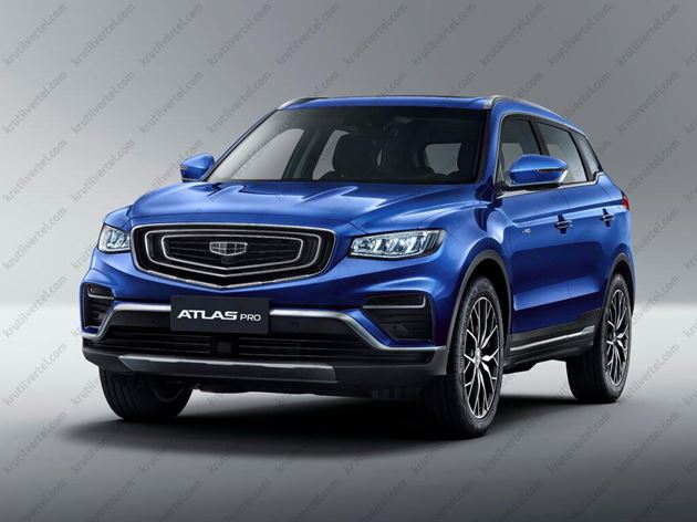 автомобиль Geely Atlas Pro с 2019 года, автомобиль Джили Атлас ПРО с 2019 года