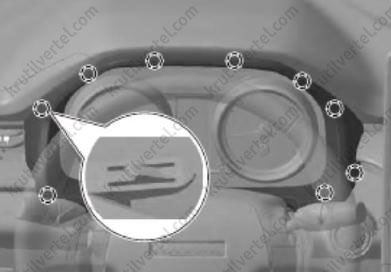 щиток приборов Haval M6 с 2023 года, щиток приборов Хавал М6 с 2023 года