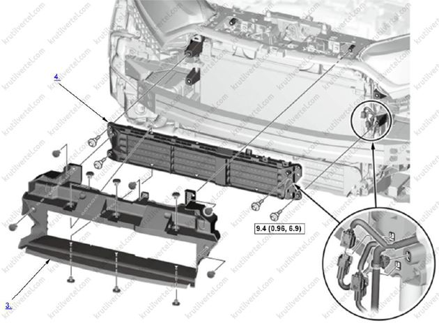 решетки-жалюзи Honda CR-V с 2016 года, решетки-жалюзи Хонда СРВ с 2016 года